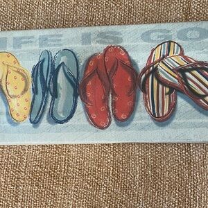 Wrapped canvas picture of shoes